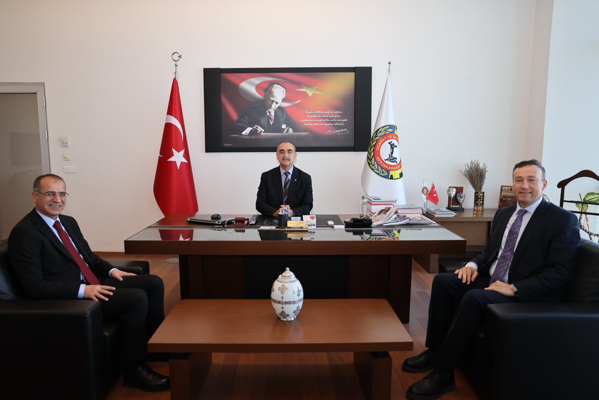 Ziraat Bankası Yöneticileri Afyonkarahisar TSO'yu Ziyaret Etti