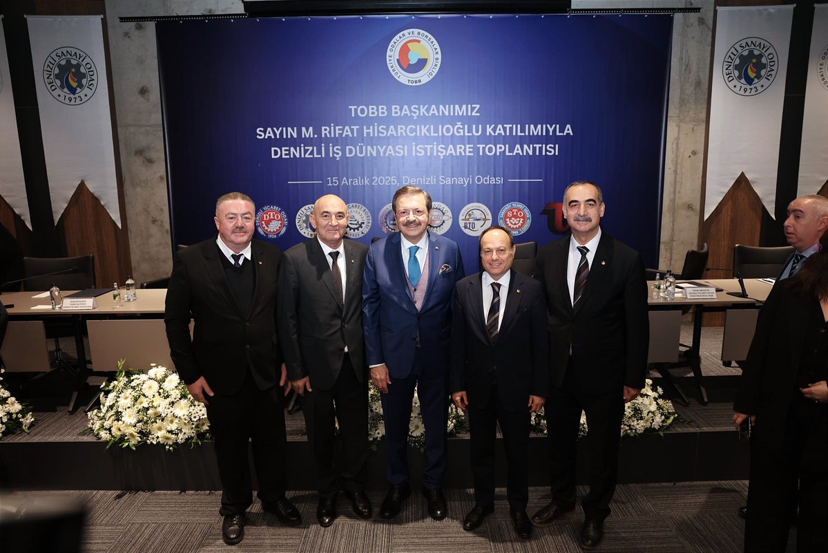 Denizli'de İş Dünyası İstişare Toplantısı Gerçekleştirildi