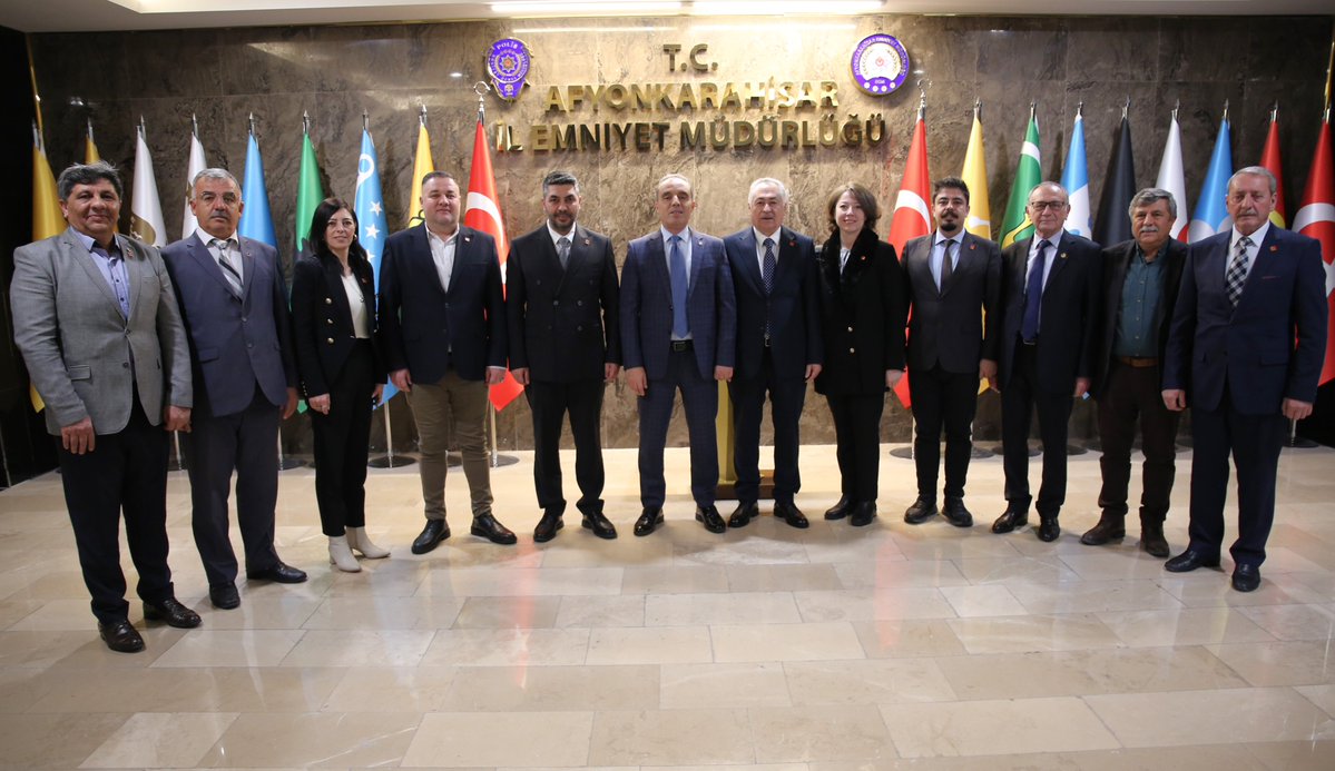 Afyonkarahisar CHP İl Başkanlığı, İl Emniyet Müdürü'nü Ziyaret Etti
