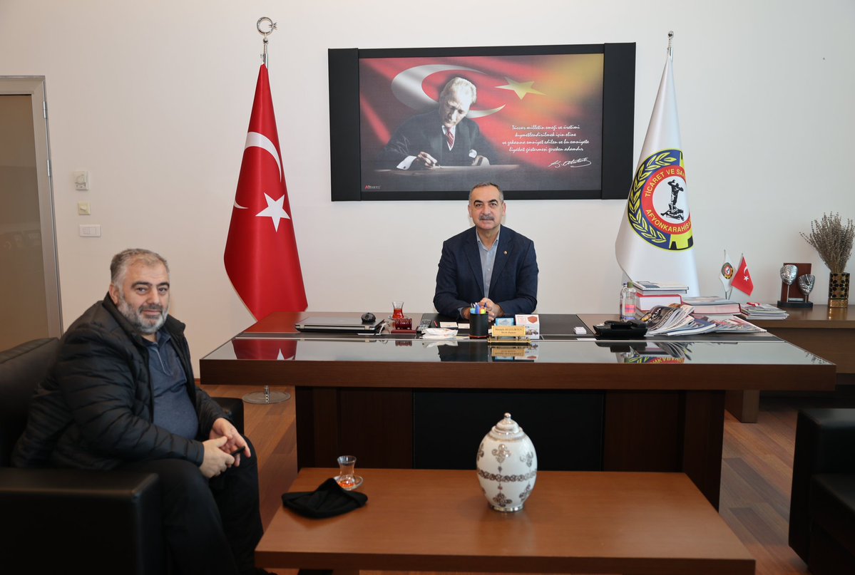 Mahmut Araç, Afyonkarahisar Ticaret ve Sanayi Odası Meclis Başkanı'nı Ziyaret Etti