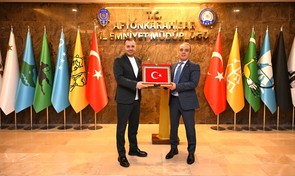 MUSFAR Otomotiv Yönetim Kurulu Başkanı Afyonkarahisar Emniyet Müdürü'nü Ziyaret Etti