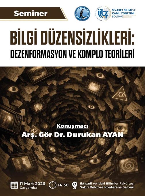 Afyon Kocatepe Üniversitesi'nde Dezenformasyon ve Komplo Teorileri Konferansı