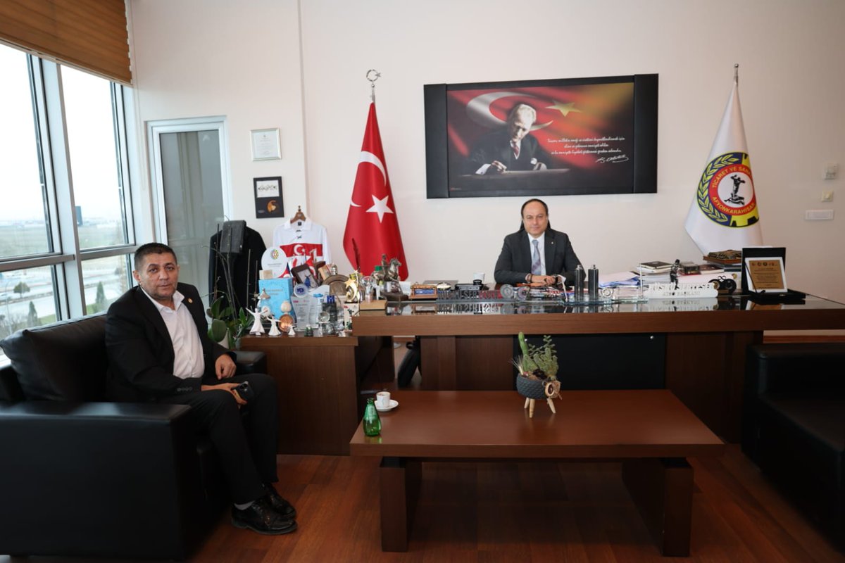 Ahmet Uçmak, ATSO Başkanı Serteser'i Ziyaret Etti: Medya-İş Dünyası İş Birliği Güçleniyor