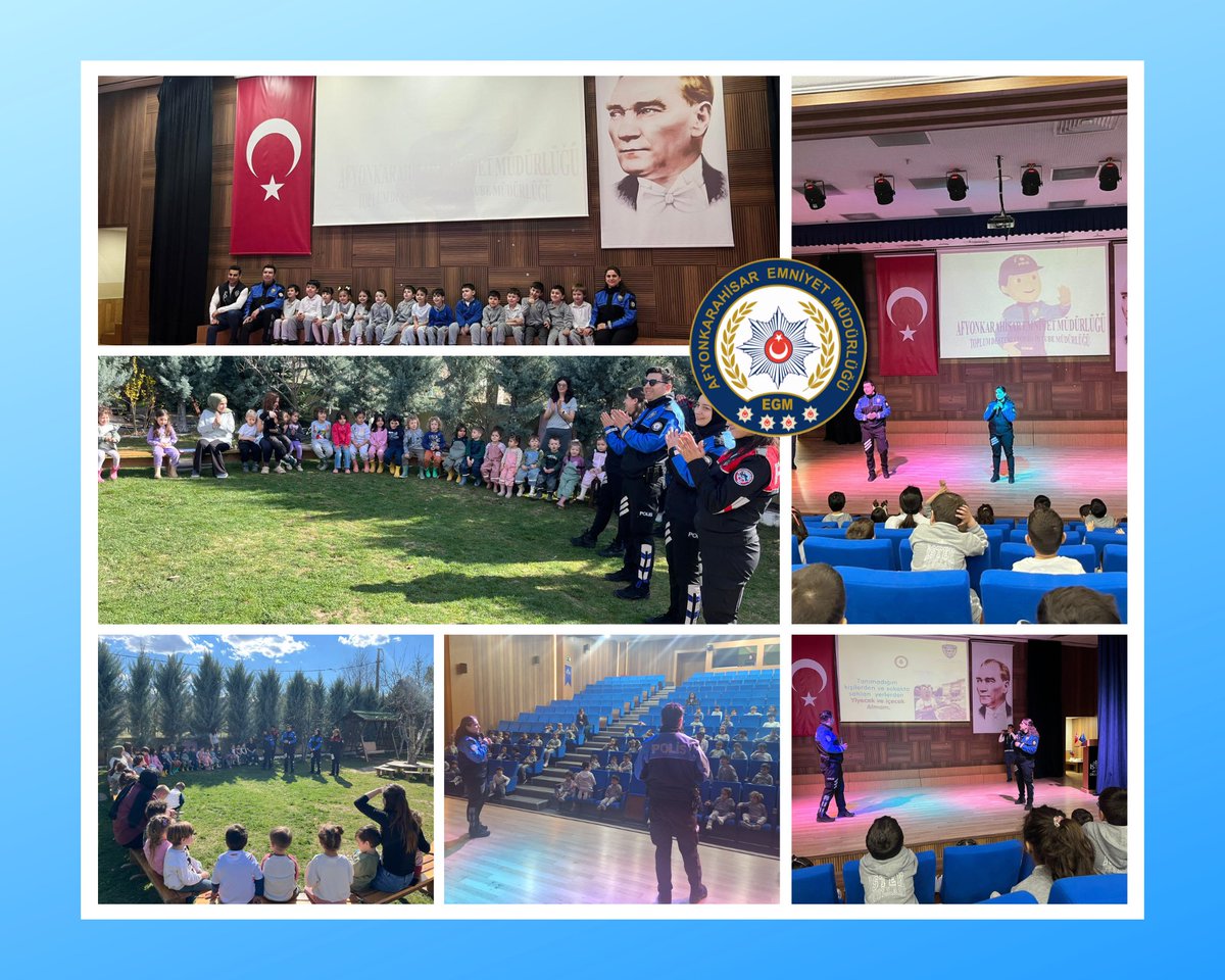 Afyonkarahisar'da Minik Öğrencilere Polis Mesleği ve Güvenlik Eğitimi