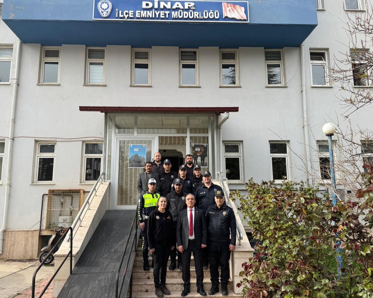 Afyonkarahisar Emniyet Müdürü Dinar ve Sandıklı'da Denetimde Bulundu