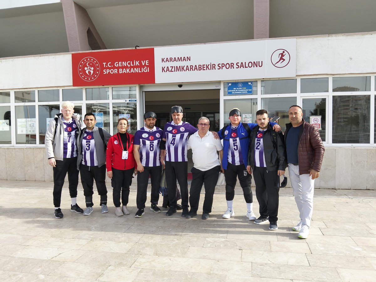 Afyonkarahisar Goalball Takımı Karaman'da Üçüncülük Elde Etti