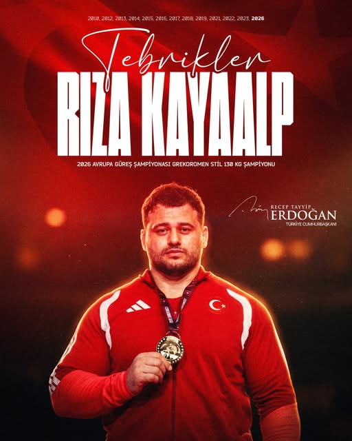 AK Party'den Tebrik: Rıza Kayaalp 13. Kez Şampiyon