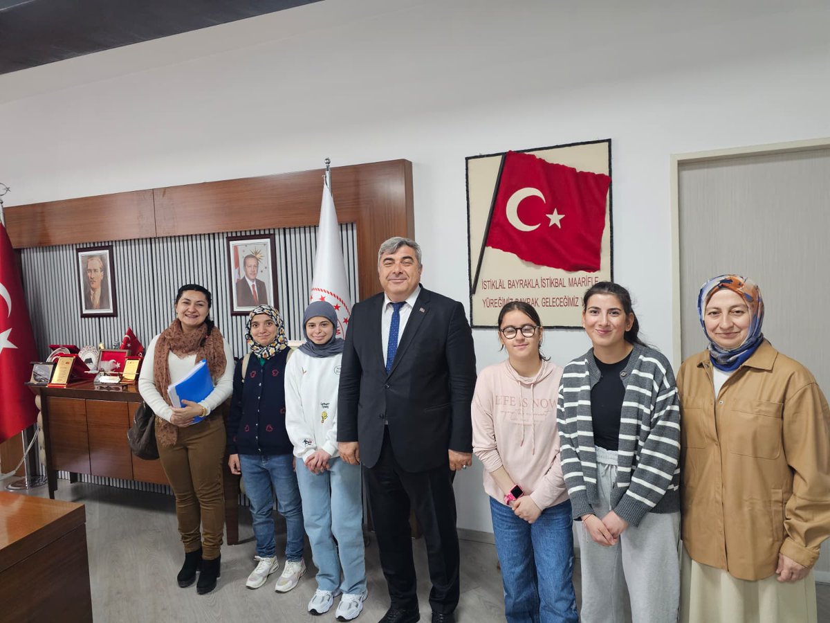 Helsinki Erasmus Stajını Tamamlayan Öğrenciler Afyon Milli Eğitim'i Ziyaret Etti