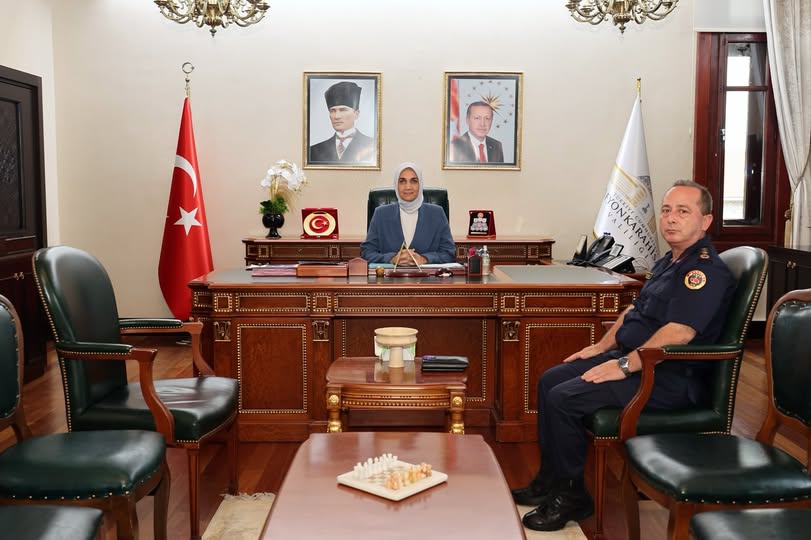 Afyonkarahisar Valisi, Yeni Görevine Atanan İl Jandarma Komutan Yardımcısını Kabul etti
