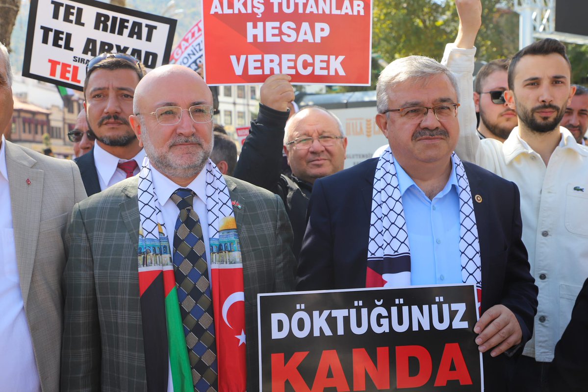 Afyon'da Filistin İçin Sessiz Çığlık Eylemi