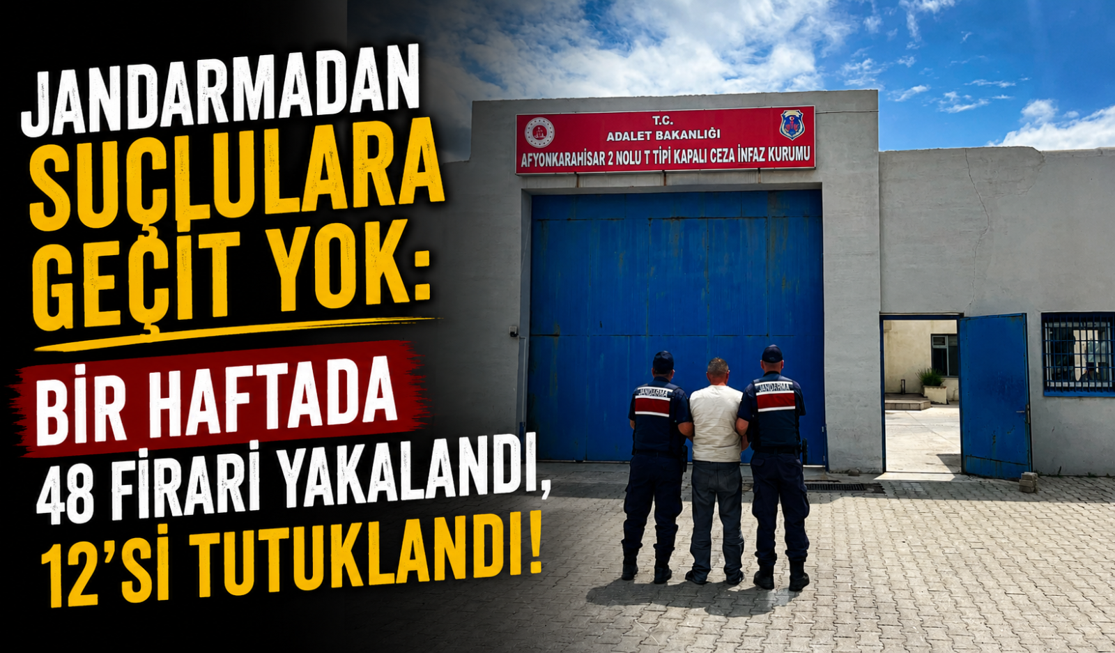 Jandarmadan Suçlulara Geçit Yok: Bir Haftada 48 Firari Yakalandı, 12’si Tutuklandı!