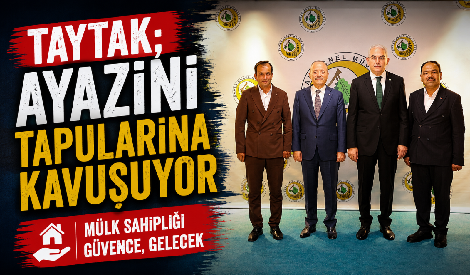 TAYTAK; AYAZİNİ TAPULARINA KAVUŞUYOR