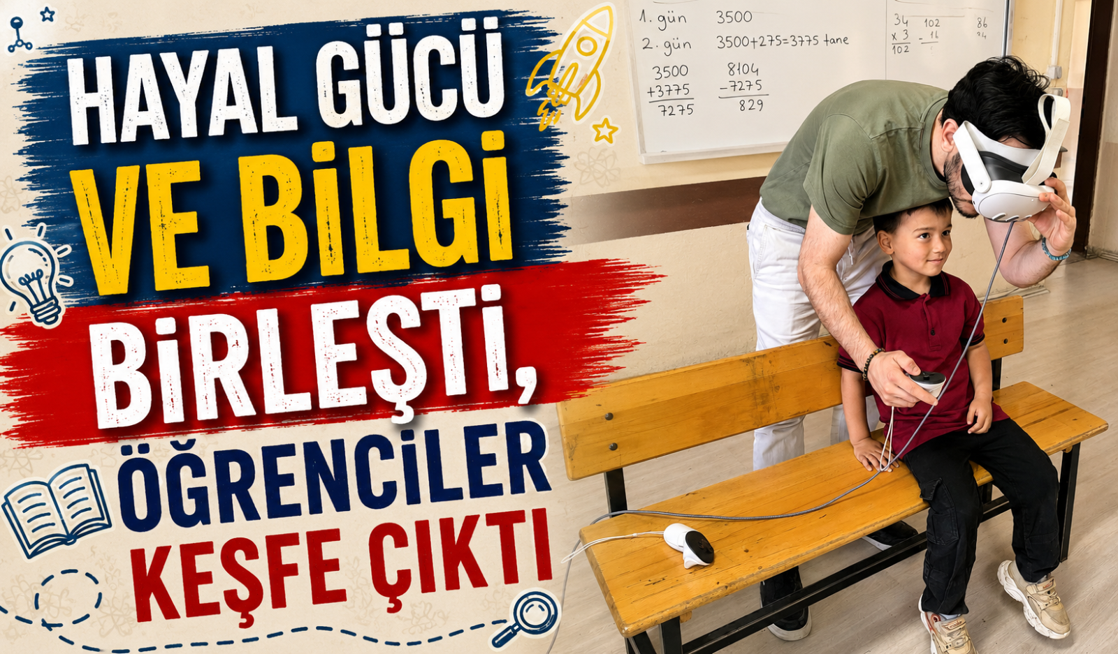 Hayal gücü ve bilgi birleşti, öğrenciler keşfe çıktı