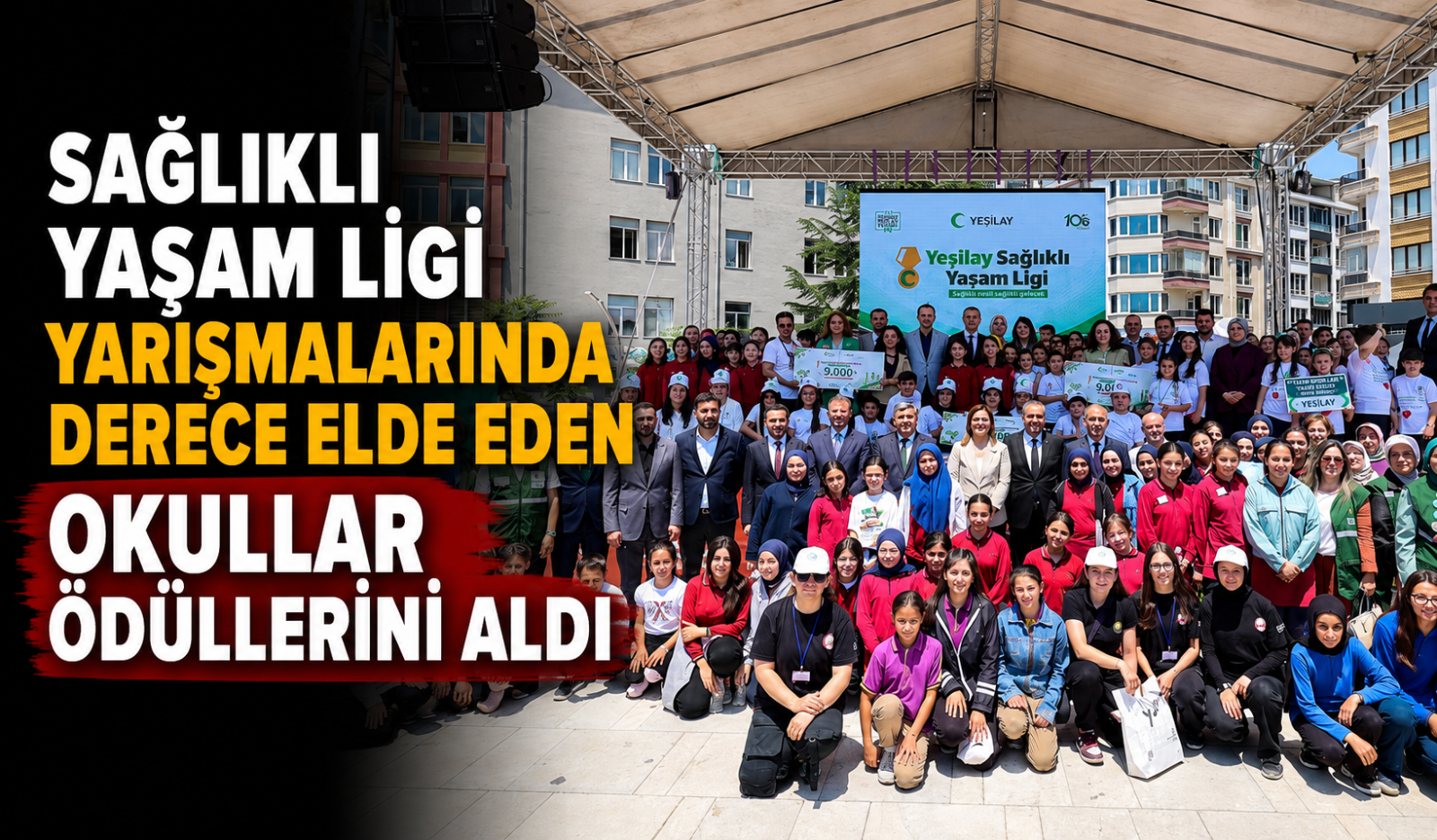 Sağlıklı Yaşam Ligi Yarışmalarında Derece Elde Eden Okullar Ödüllerini Aldı
