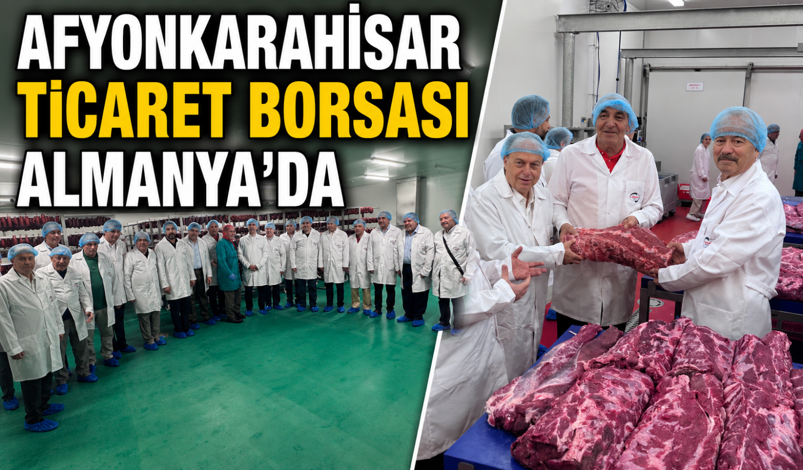AFYONKARAHİSAR TİCARET BORSASI ALMANYA'DA