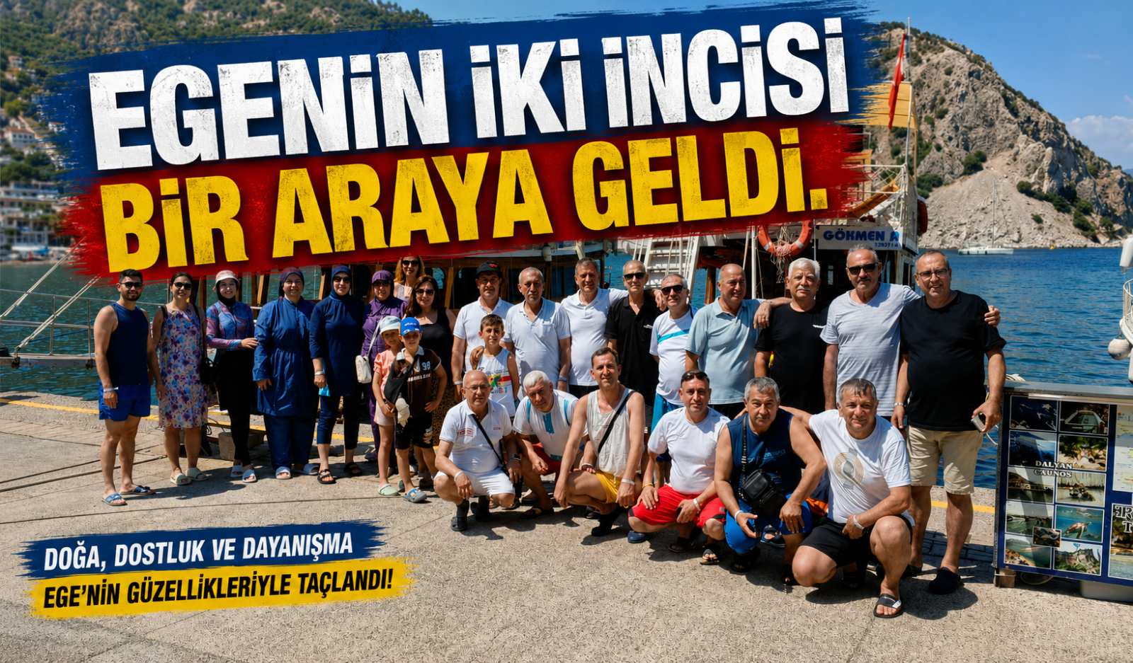 Egenin iki incisi bir araya geldi.