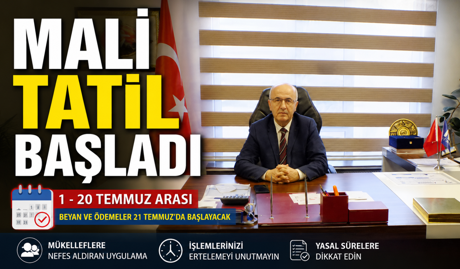 MALİ TATİL BAŞLADI.!