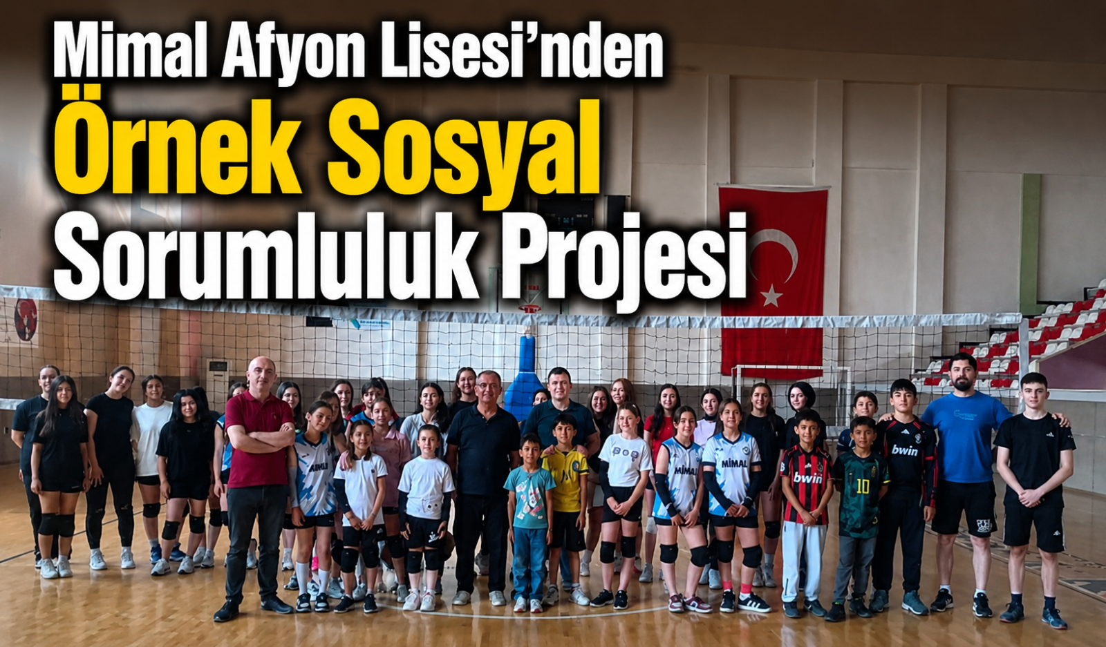 Mimal Afyon Lisesi'nden Örnek Sosyal Sorumluluk Projesi