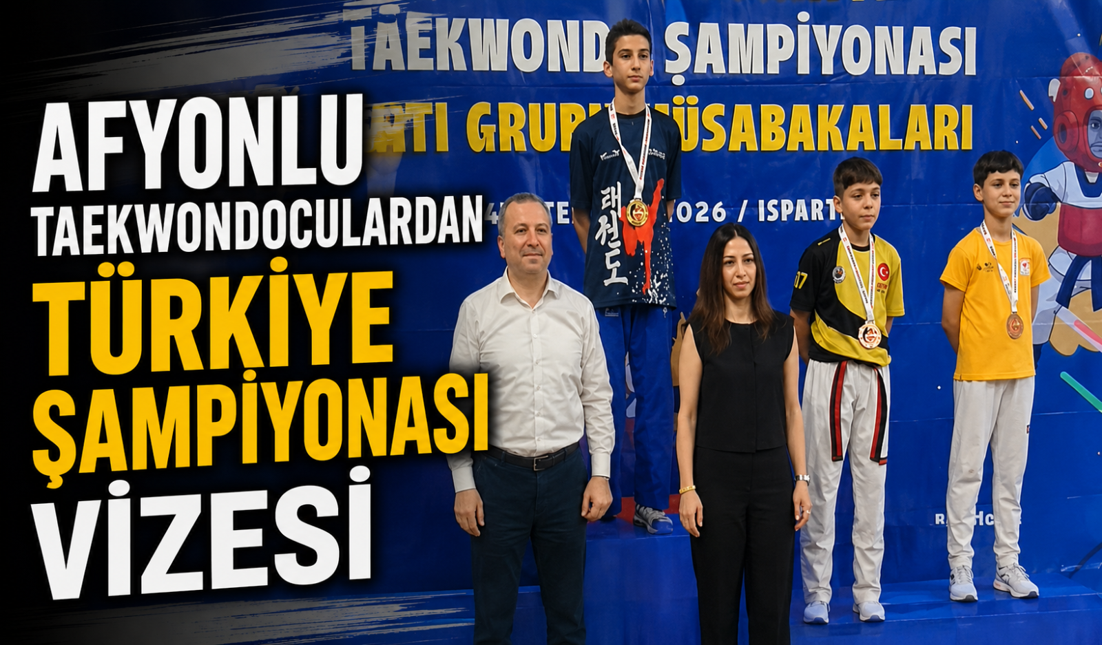 Afyonlu Taekwondoculardan Türkiye Şampiyonası Vizesi