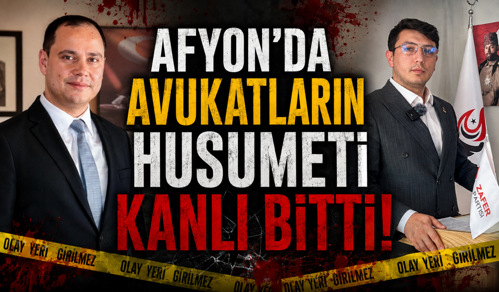 AFYON'DA AVUKATLARIN HUSUMETİ KANLI BİTTİ!