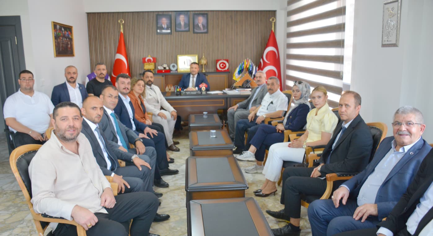 MHP Merkez İlçe Başkanlığı’nda yeni dönem resmen başladı.