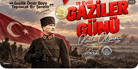 BAŞKANIMIZ BURCU KÖKSAL’IN 19 EYLÜL GAZİLER GÜNÜ MESAJI